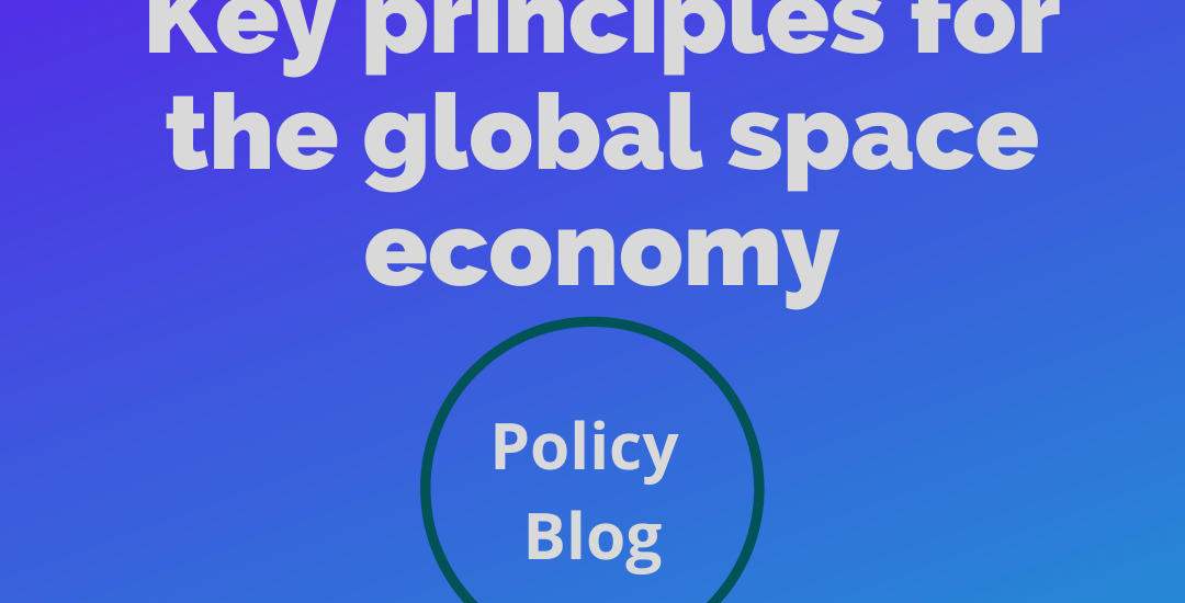 Key Principles For The Global Space Economy EARSC