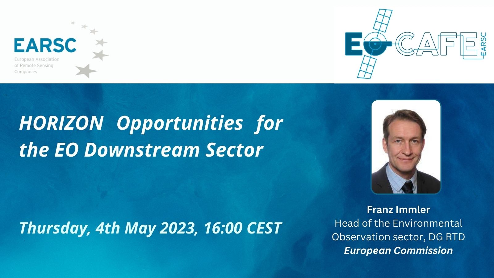 EOcafe: HORIZON Opportunities for the EO Downstream Sector