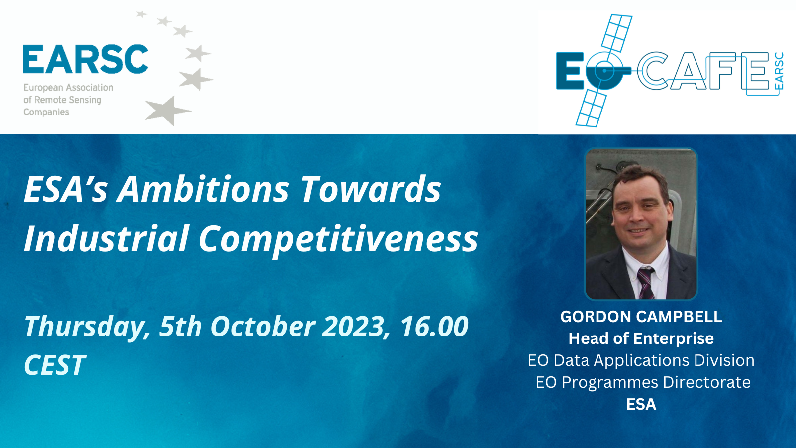 EOcafe: ESA’s Ambitions Towards Industrial Competitiveness