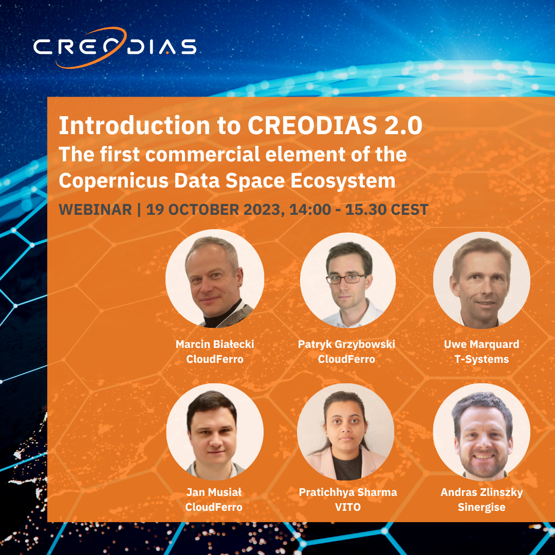 Introduction to CREODIAS 2.0 – the first commercial element of the Copernicus Data Space Ecosystem
