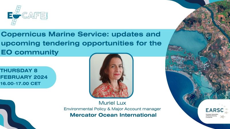EOcafe: Copernicus Marine Service: updates and upcoming tendering opportunities for the EO community
