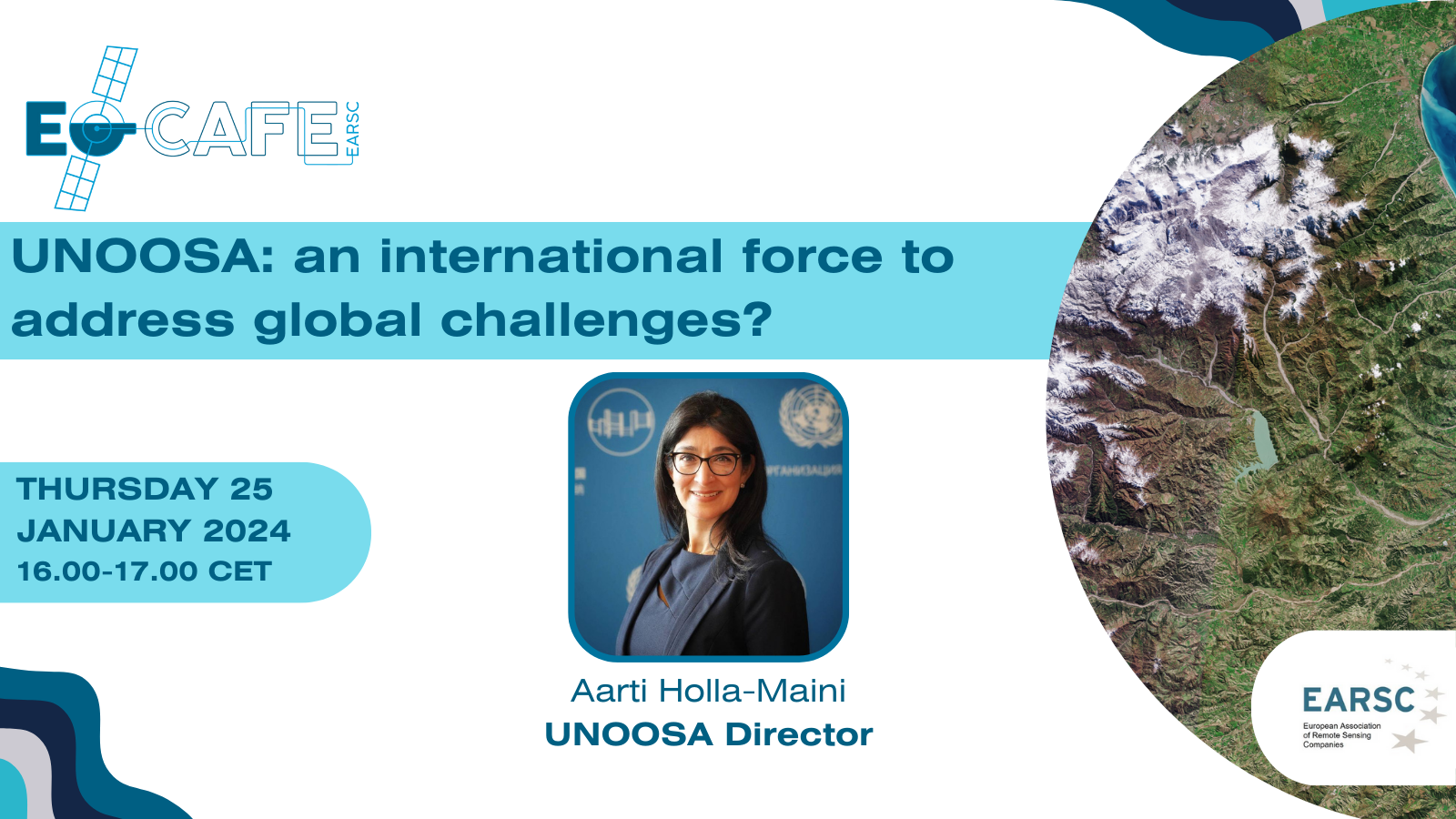 EOcafe: UNOOSA: an international force to address global challenges?