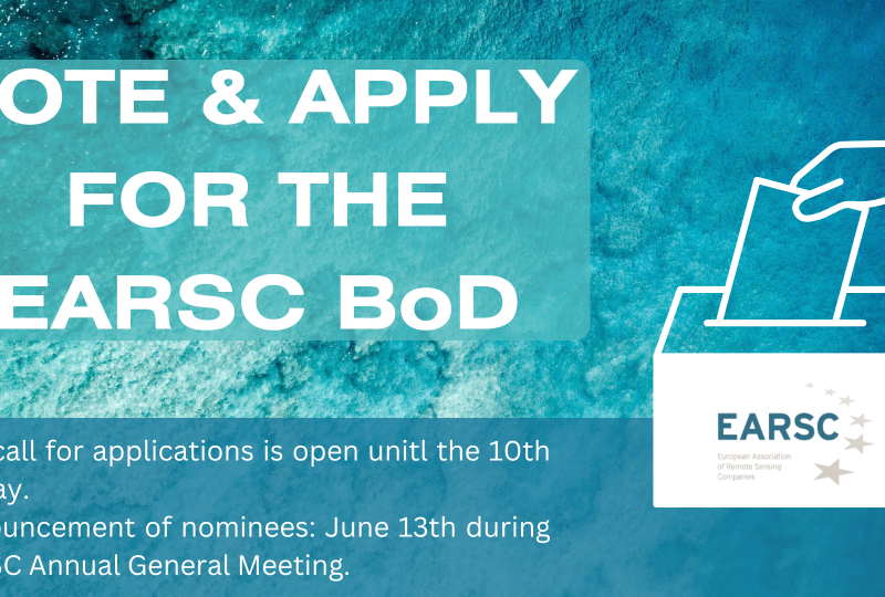 EARSC Board of Directors Election – Apply to Become One of the EARSC Directors 2024!